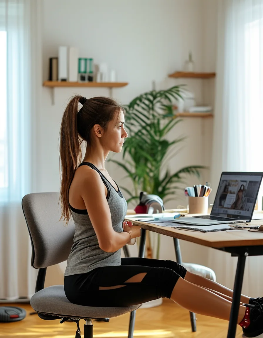 Ankle Weights at Your Desk: A Realistic Way to Sneak In Leg Work